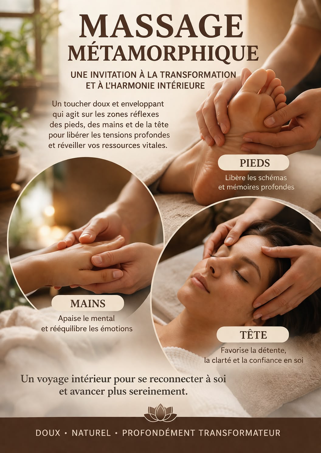 Massage Métamorphique – Adulte